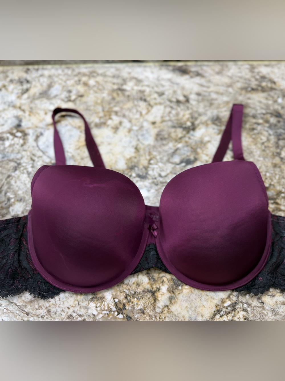 torrid Smooth Plunge Bra in Plum